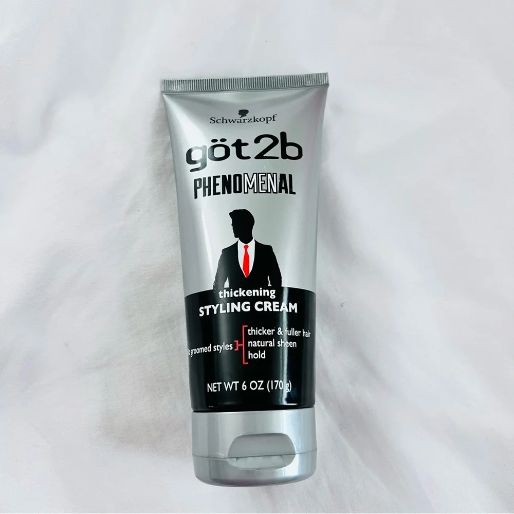 NEW Schwarzkopf got2b Phenomenal Silver Thickening Styling Cream 6oz RARE
